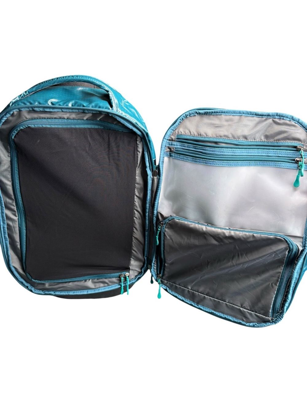 Embark Travel Backpack Carry On Laptop Hiking Teal Blue Lightweight 20L - Picture 5 of 8